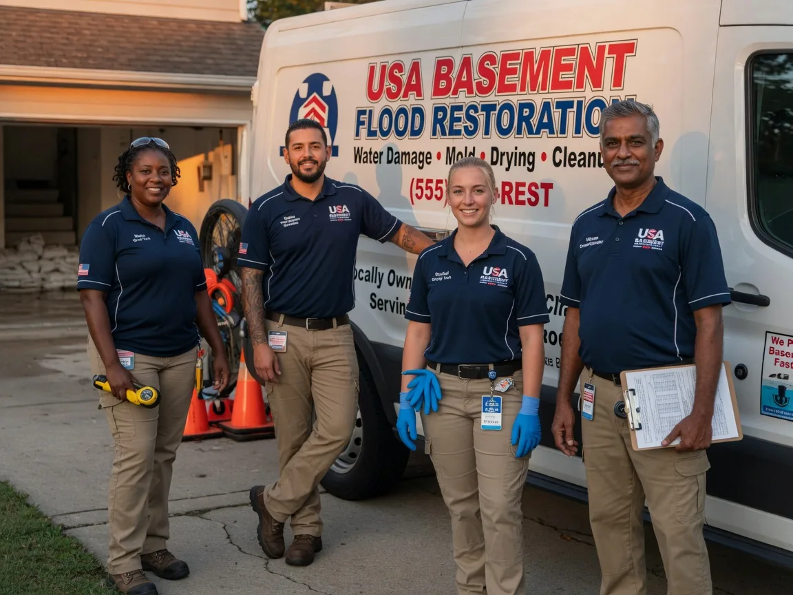 Basement Flood Cleanup company in Farnsworth, TX