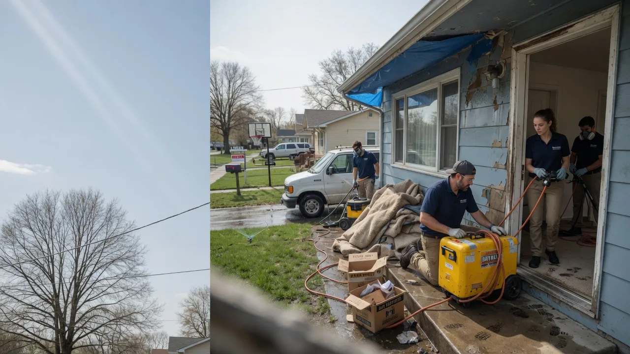 Basement Flood Cleanup in Farnsworth, TX near me